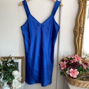 Blue Slip Dress